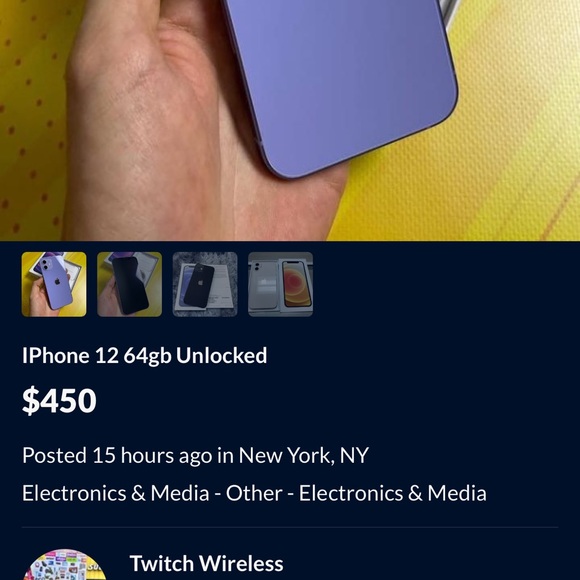 iPhone 12 blue @ accessories - Picture 11 of 15